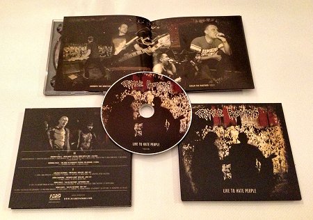 cripple bastards live to hate people deluxe digipack cd